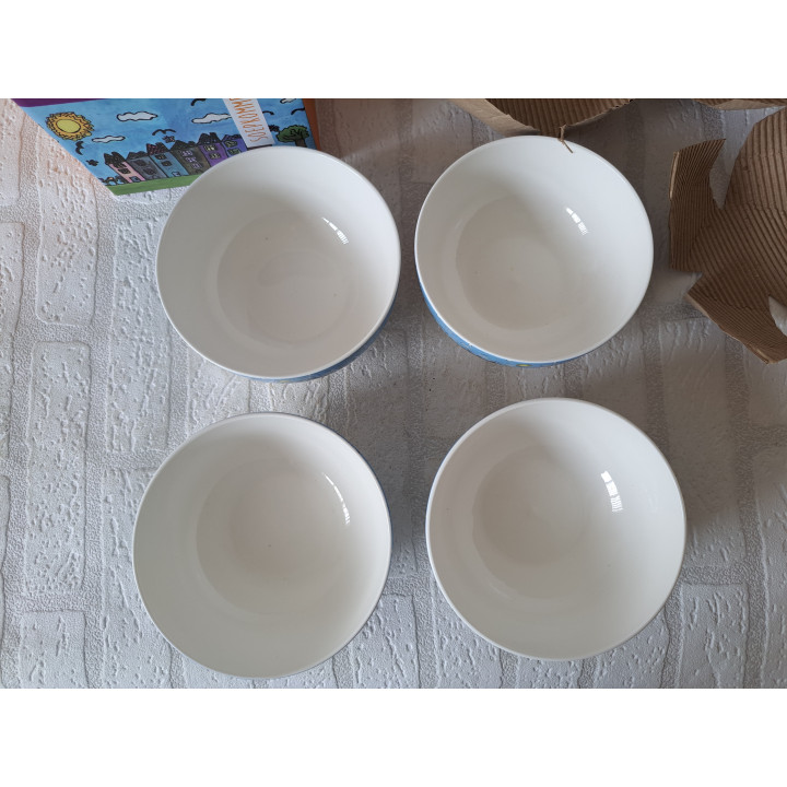 Set Soup Bowls Porcelain Philadelphia