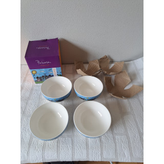 Set soepkommen van porselein Philadelphia D13.5xH7cm