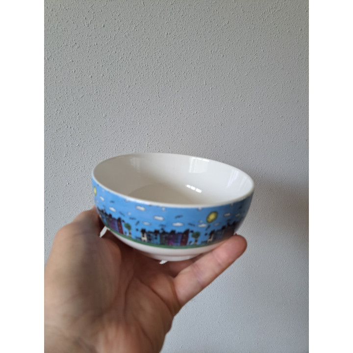 Vogelnestje van hard rubber 20x34x7cm zwart - tuin