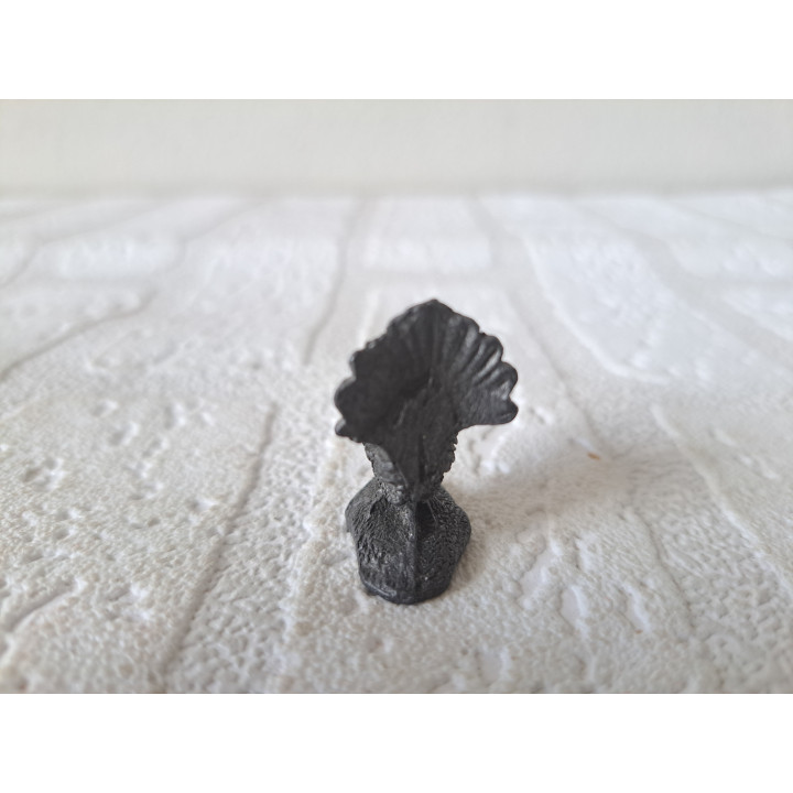 Kalkoen van metaal 2.5x1.5x3cm - dierfiguren