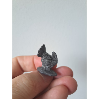 Kalkoen van metaal 2.5x1.5x3cm