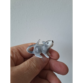 Muis van porselein 4x2x3cm
