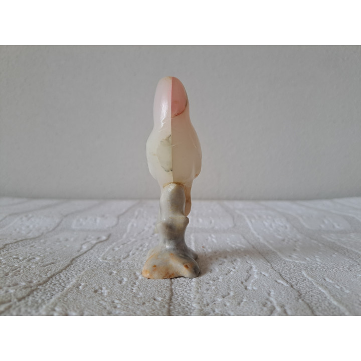 Papagaai van onyx 4.5x2.5x10cmm - dierfiguren