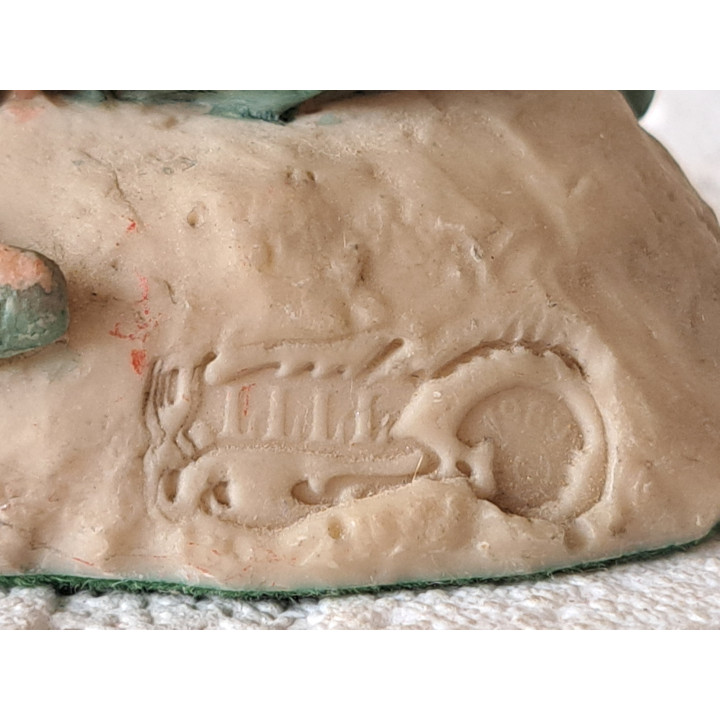 Draak van kunsthars met softijsje Dream Dragons 6.5x5.5x7cm - draken