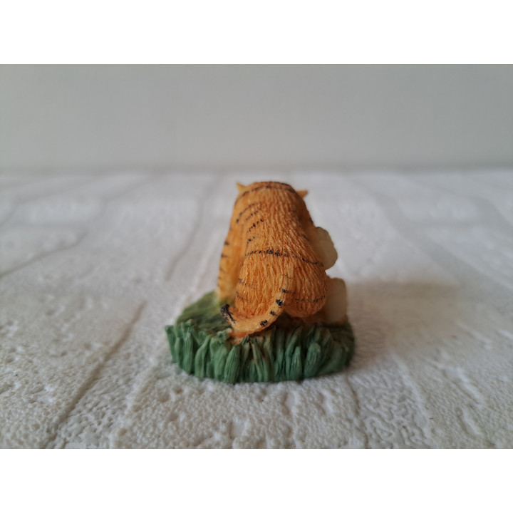 Spelende tijgers van kunsthars D4.5xH4cm - dierfiguren
