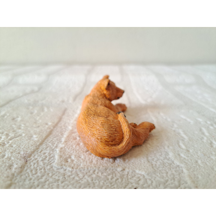 Lying Lioness Resin Figure