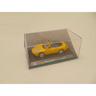 Porsche 911 cabrio 1:43 Cararama geel