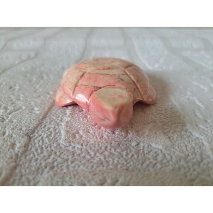 Schildpad van natuursteen 8x5.5x2cm - dierfiguren
