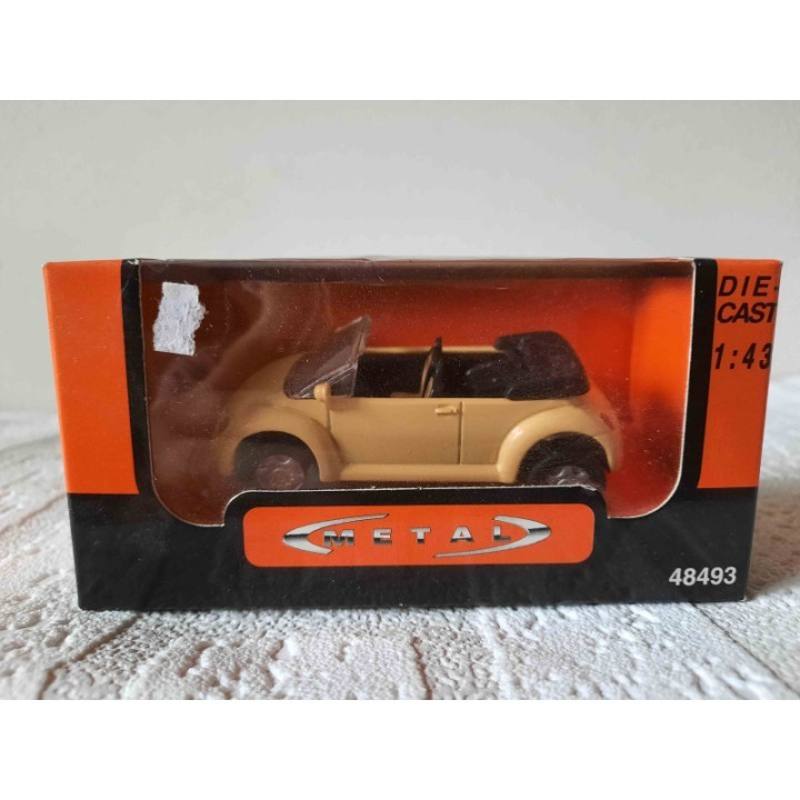 Volkswagen new beetle cabrio 1:43 Flevo toys 48493 geel