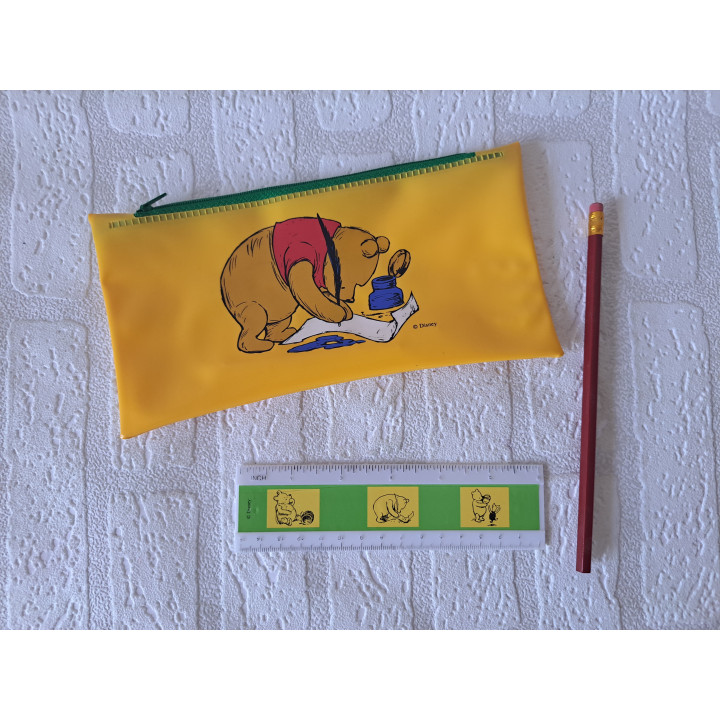 Winnie de Poeh etui met potlood en liniaal 22x10cm - Winnie de Poeh