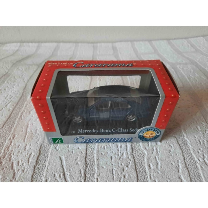 Mercedes Benz C Class sedan 1:43 Cararama blauw