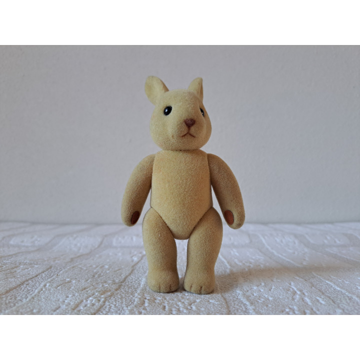 Konijn van fluweel stof Bärenwald Simba 7x5x13cm - dierfiguren