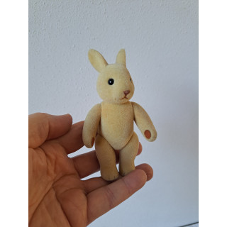 Konijn van fluweel stof Bärenwald Simba 7x5x13cm