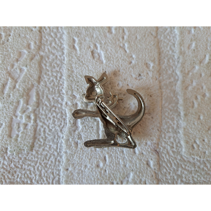 Kangoeroe broche van metaal uit Walibi Holland 3x3x0.5cm - dierfiguren