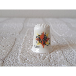 Solex bromfiets reclame vingerhoedje