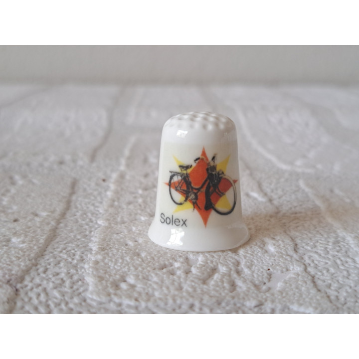 Solex bromfiets reclame vingerhoedje