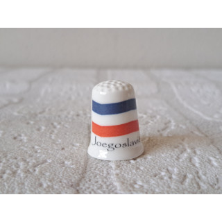 Vlag van Joegoslavie vingerhoedje