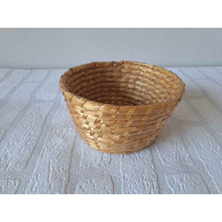 Ronden rieten mand D16xH9cm - manden