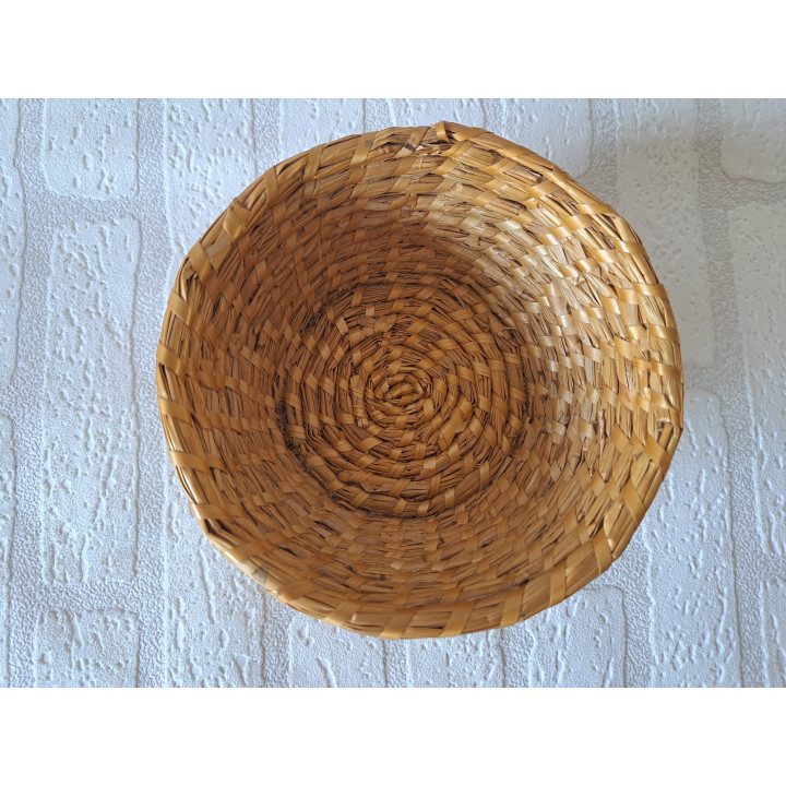 Ronden rieten mand D16xH9cm - manden