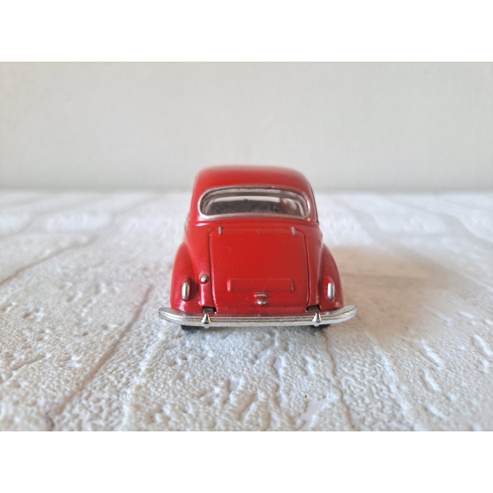 Morris Minor 10.5x4.5x4.5cm roodbruin - Verzamelmodelauto