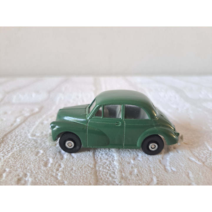 Morris Minor Corgi 7x3x3cm donkergroen - Verzamelmodelauto