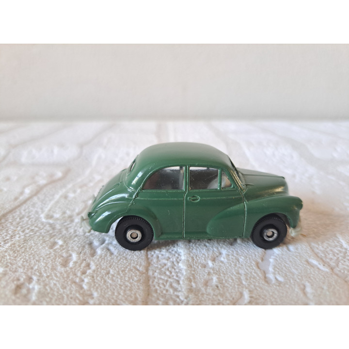 Morris Minor Corgi 7x3x3cm donkergroen - Verzamelmodelauto