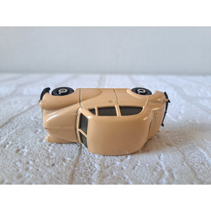 Morris Minor Corgi 7x3x3cm lichtbruin - Verzamelmodelauto