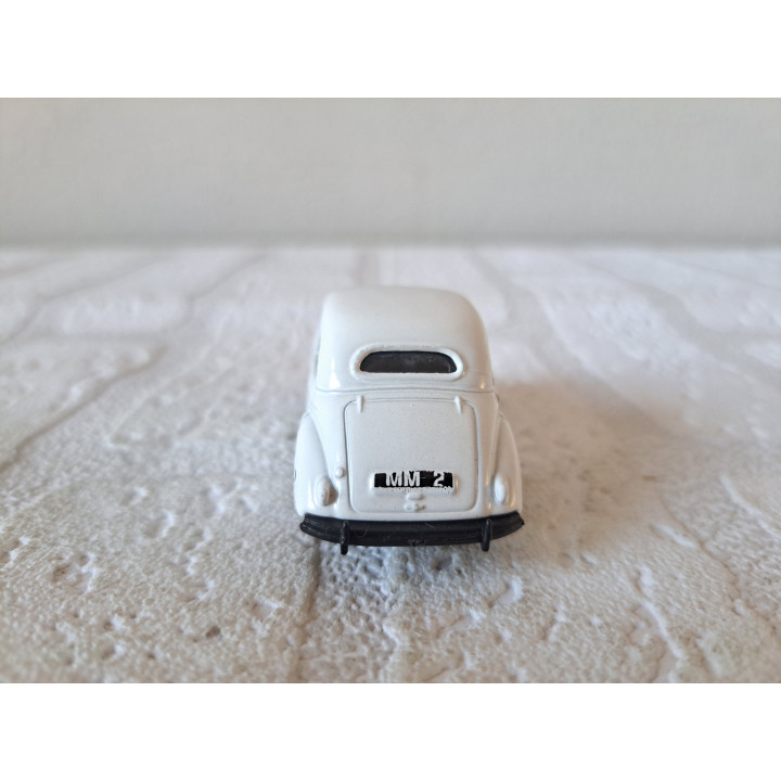 Morris Minor Corgi 7x3x3cm wit - Verzamelmodelauto