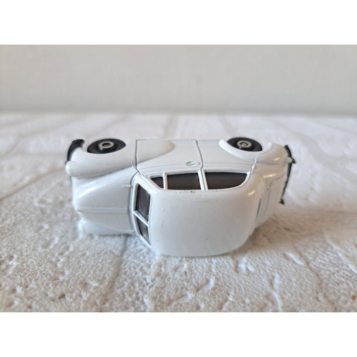 Morris Minor Corgi 7x3x3cm wit - Verzamelmodelauto