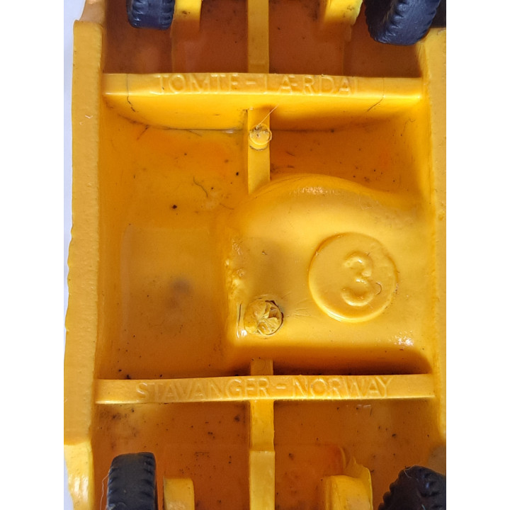 Sunbeam Alpine cabrio 1955 Rubber Tomte Leardal 9x3.5x3cm - modelauto