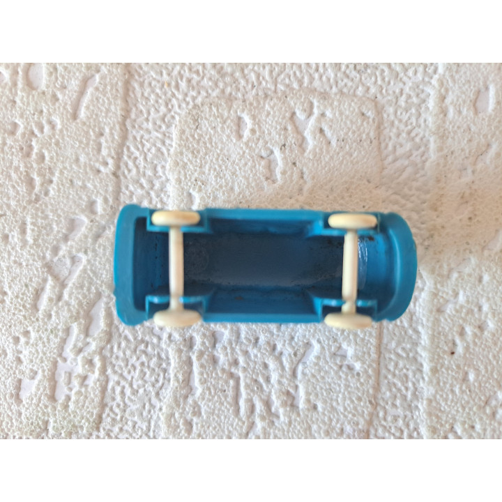 Volkswagen Type 1 combi bus van kunststof 5x2x2.5cm - modelauto