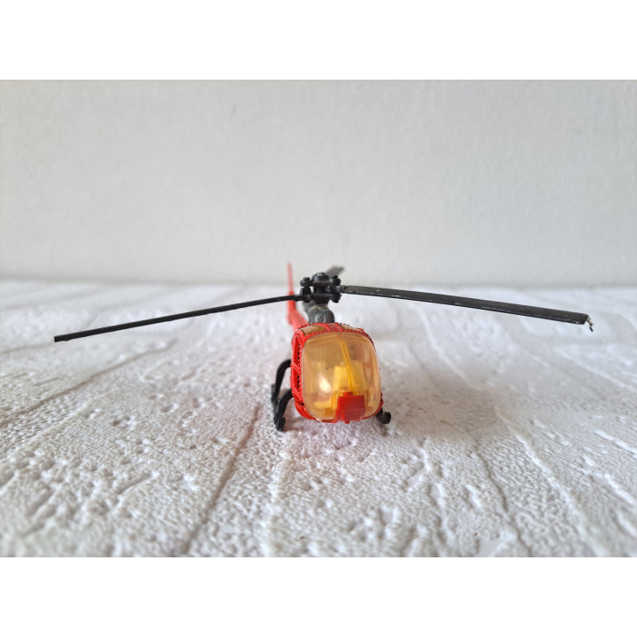 Helicopter SA 341 Gazelle SOS ambulance 1:70 Majorette 371 - luchtvaart