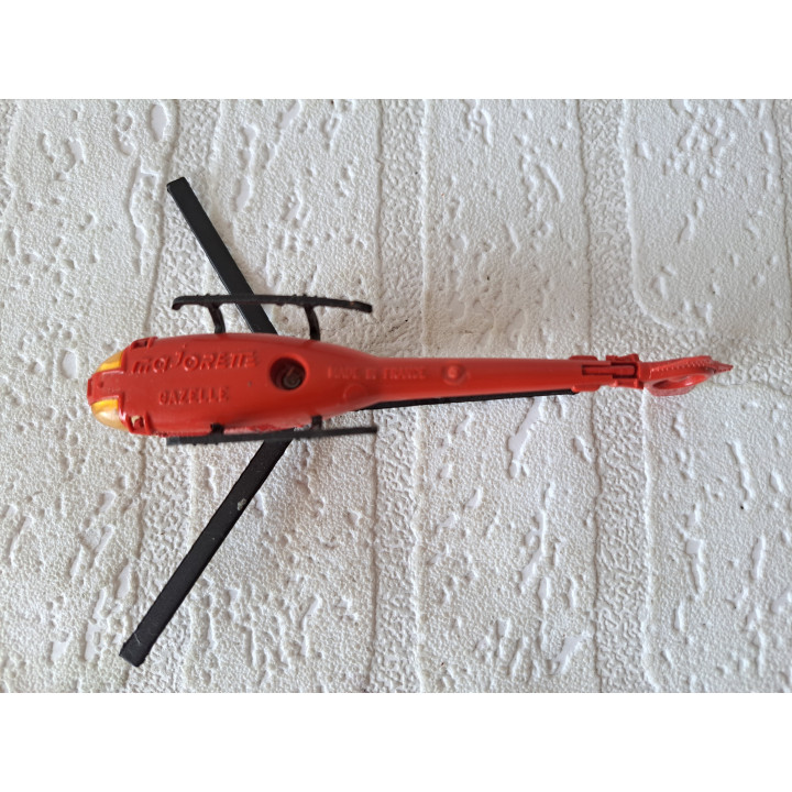 Helicopter SA 341 Gazelle SOS ambulance 1:70 Majorette 371 - luchtvaart
