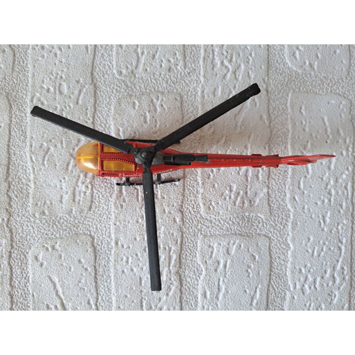 Helicopter SA 341 Gazelle SOS ambulance 1:70 Majorette 371 - luchtvaart