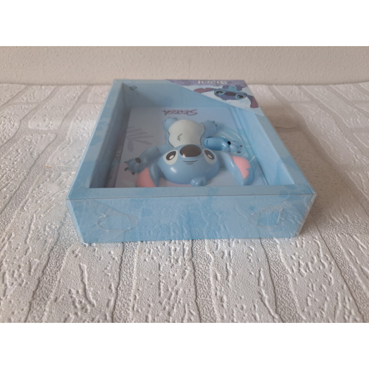 Stitch A5 Squishy notitieboekset met balpen 17x5x22.5cm - stitch