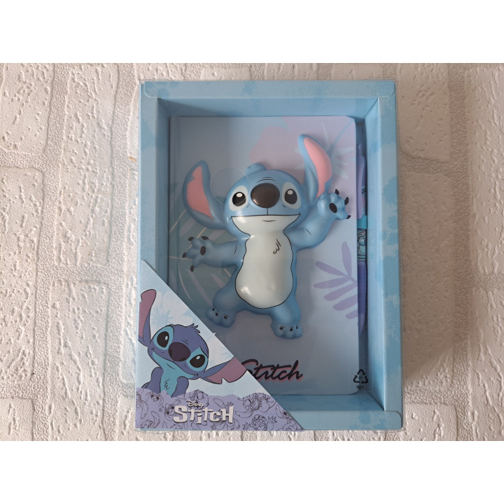 Stitch A5 Squishy notitieboekset met balpen 17x5x22.5cm - stitch