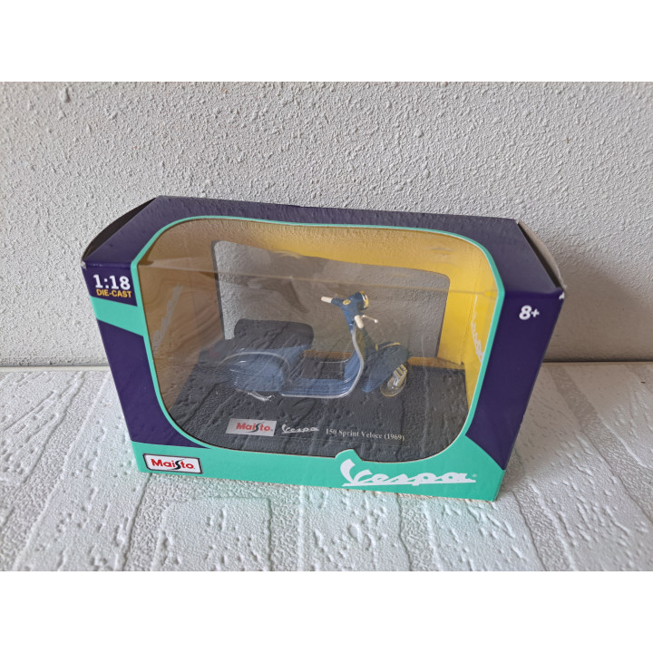 Vespa 150 Sprint Veloce 1969 1:18 Verzamelen Maisto
