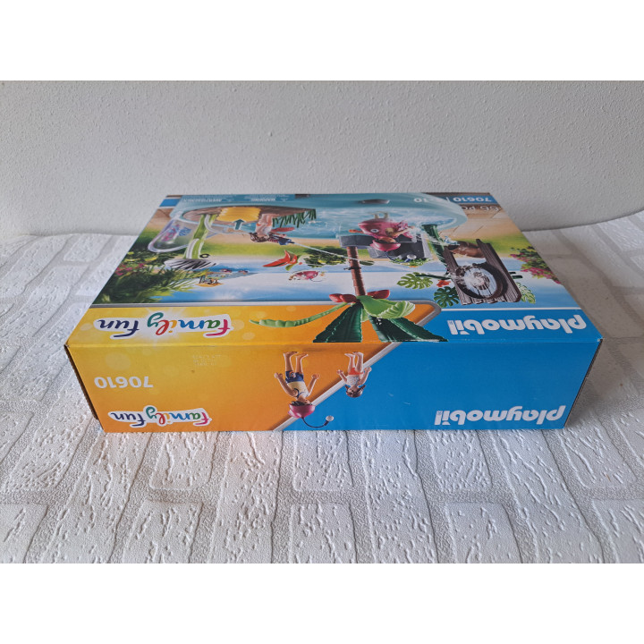 Zwembad met watersplash Playmobil 70610 38x9.5x28cm - playmobil