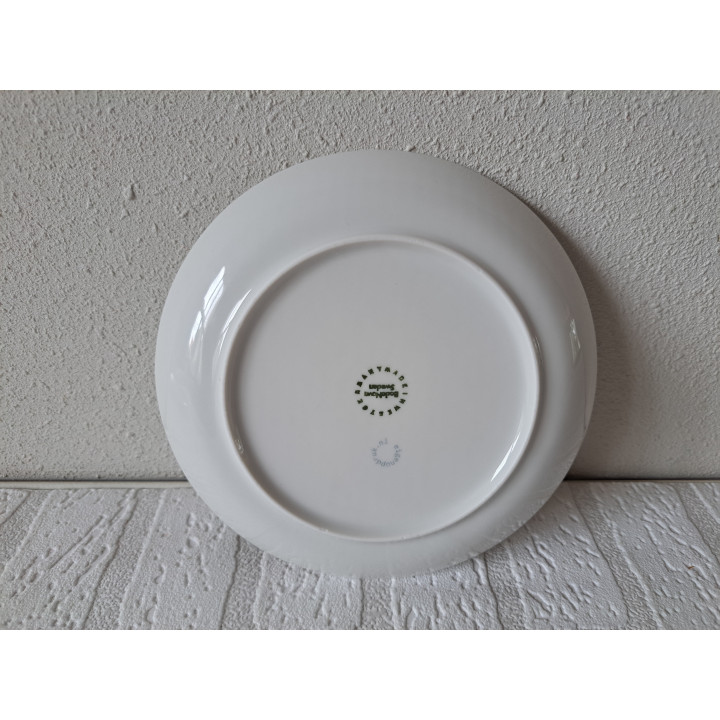 Michael Jackson silhouette op een porselein bordje D17cm - handgemaakt