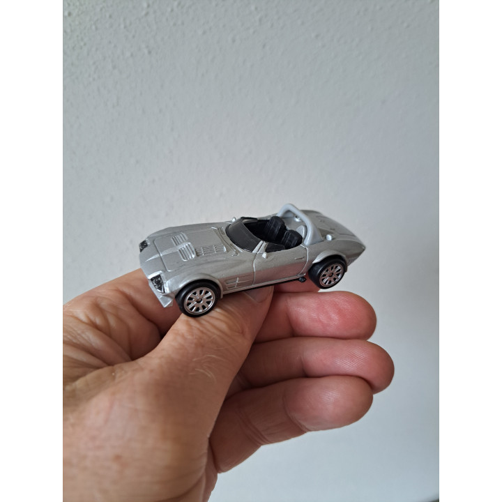 Chevrolet Corvette Grand Sport Fast en Furious Mattel 8.5x3.5x2cm