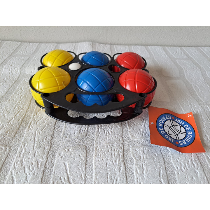 Jeu de boules set met 6 ballen en 1 but 21.5x7x18cm - sporten