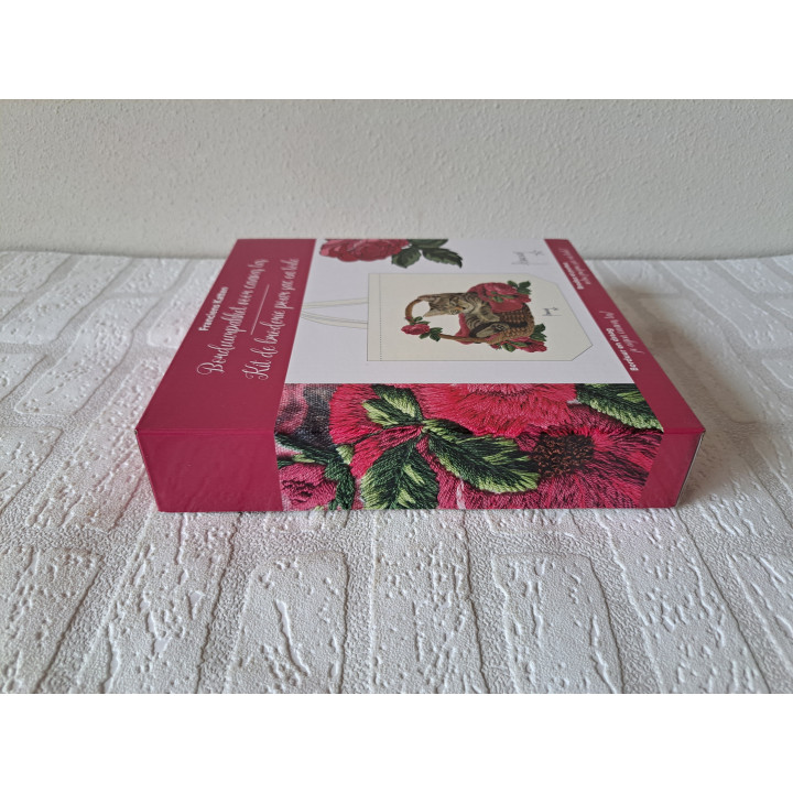 Poes borduurpakket voor Canvas tas 38x42cm 1027 ONGEOPEND - hobby en vrije tijd