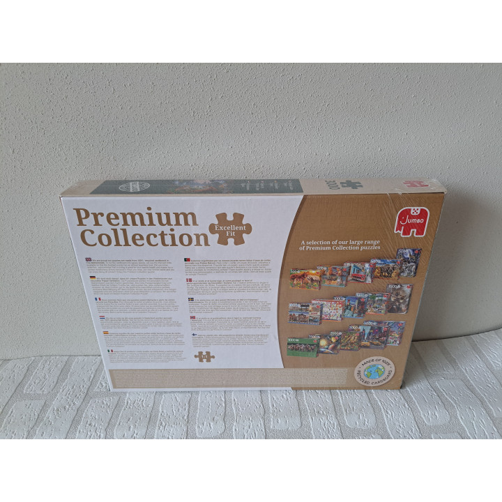 Tempelmeer tijgers puzzel met 3000 stukjes Jumbo 122x85cm - puzzels