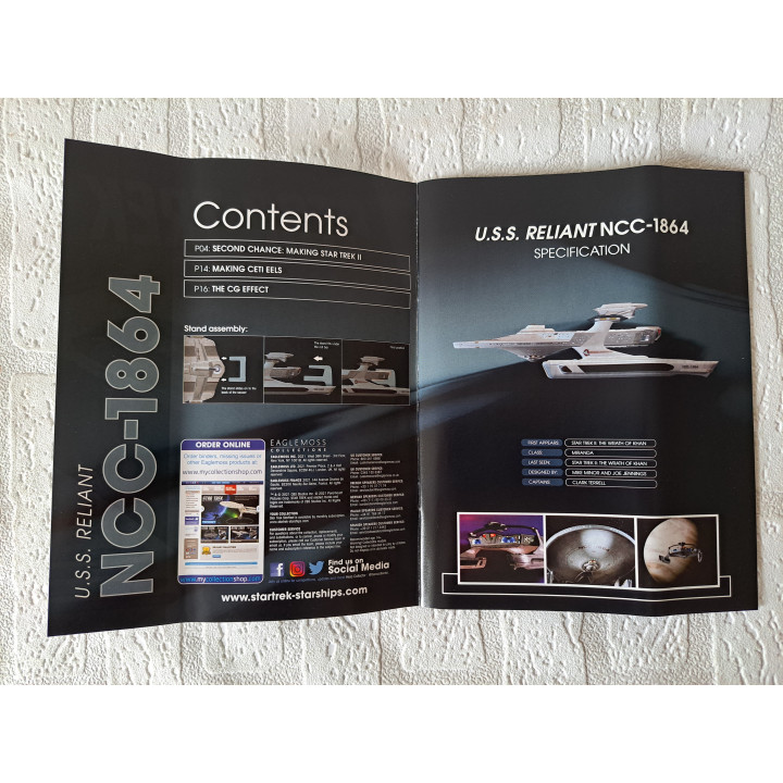 USS Reliant NCC 1864 Star Trek Hero collector 2021 ONBESCHADIGD - Star Trek