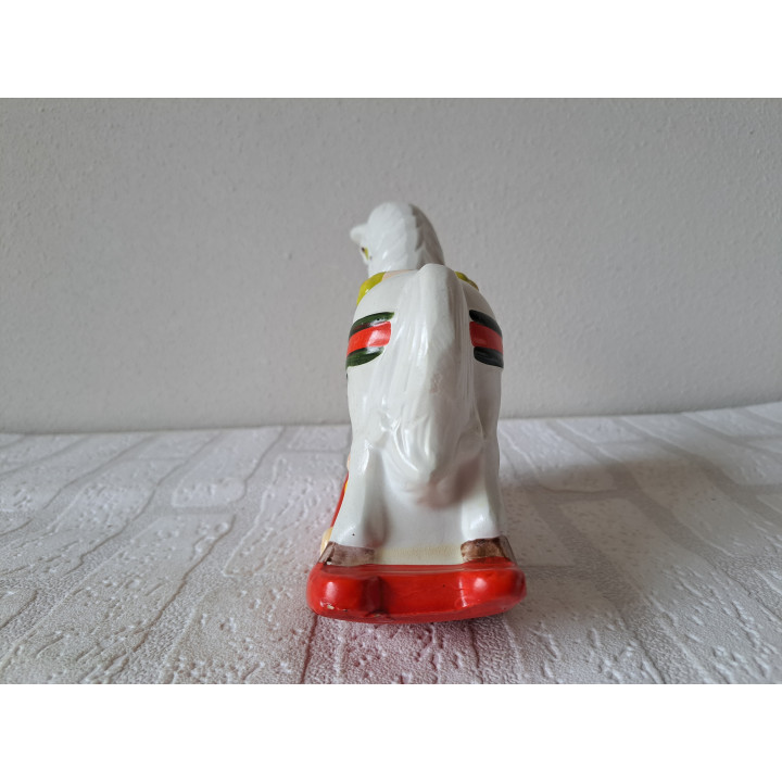 Hobbelpaard van aardewerk spaarpot 18.5x7x16.5cm - spaarpotten