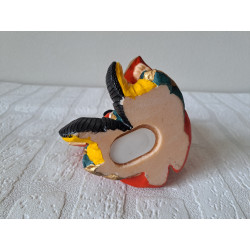 Muis van porselein in een schoen spaarpot 14x8x13cm - spaarpotten