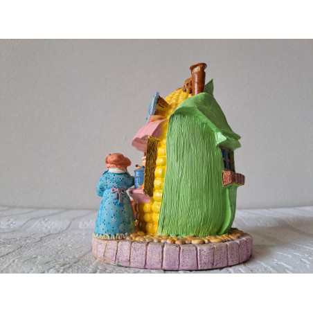 Hotdog mais huis van kunsthars spaarpot D11.5Hx15.5cm - spaarpotten