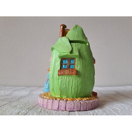 Hotdog mais huis van kunsthars spaarpot D11.5Hx15.5cm - spaarpotten