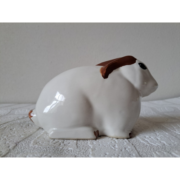 Lying Rabbit Piggy Bank Porcelain Rustic Buy Online