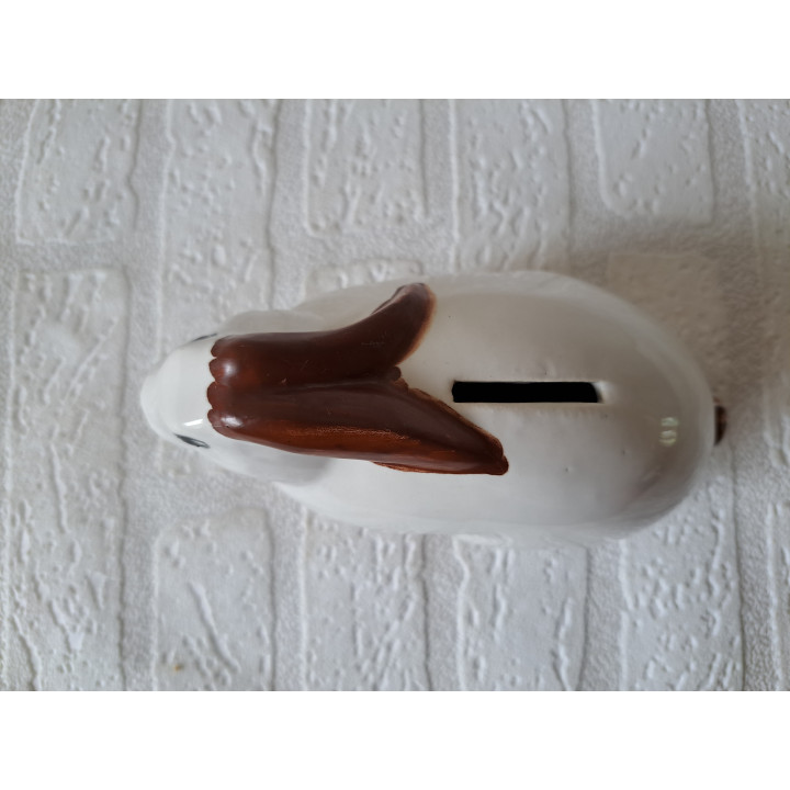 Lying Rabbit Piggy Bank Porcelain Rustic Buy Online